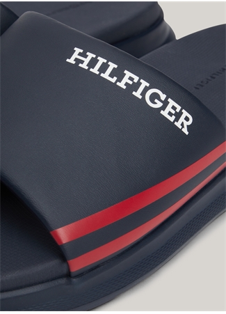 Tommy Hilfiger Lacivert Erkek Plaj Terliği DUAL DENSITY HILIFGER POOL SLIDE_5