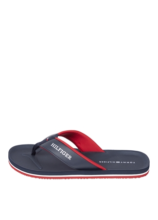 Tommy Hilfiger Lacivert Erkek Plaj Terliği COMFORT HILFIGER BEACH SANDAL