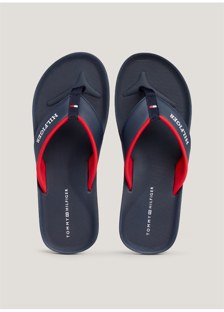 Tommy Hilfiger Lacivert Erkek Plaj Terliği COMFORT HILFIGER BEACH SANDAL_3