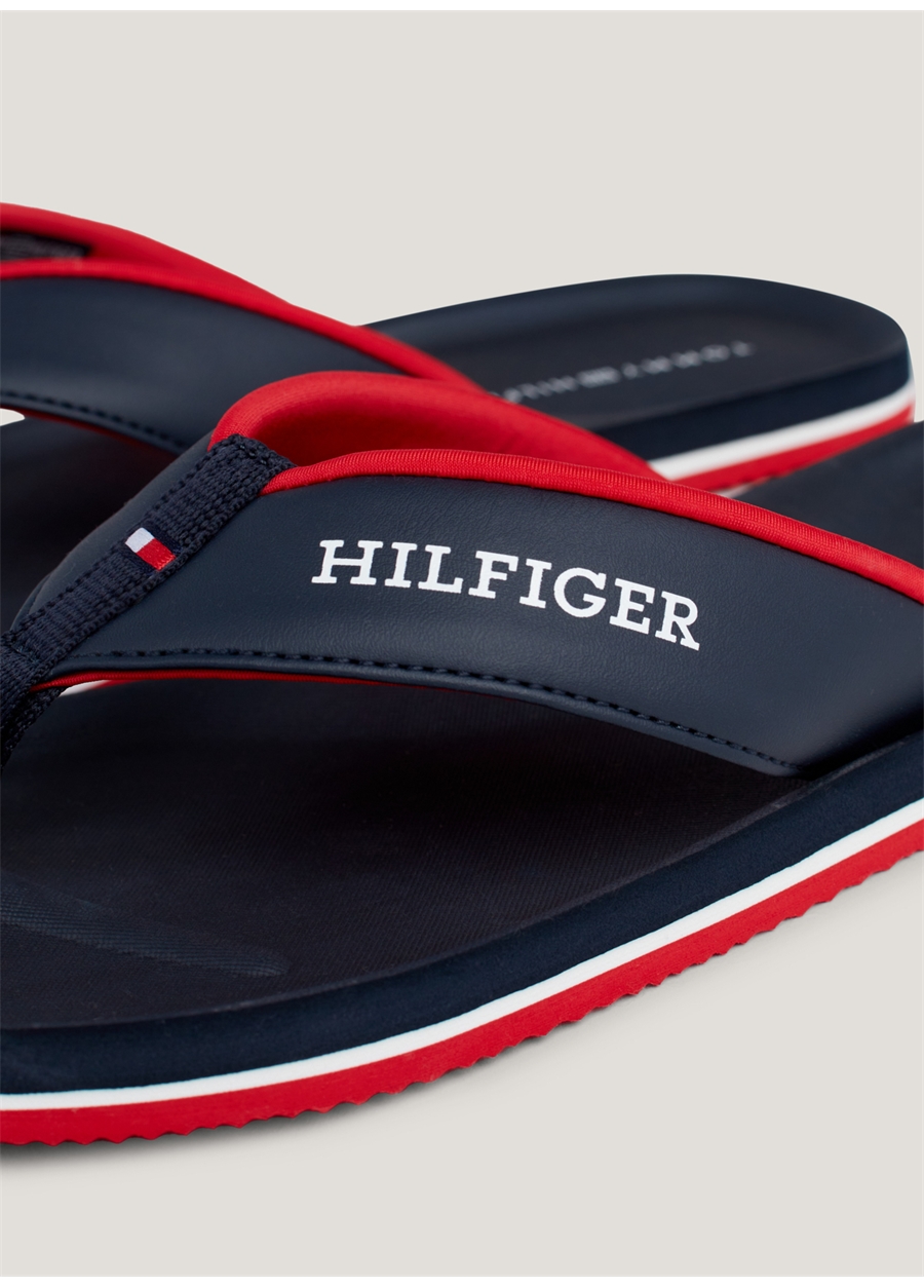 Tommy Hilfiger Lacivert Erkek Plaj Terliği COMFORT HILFIGER BEACH SANDAL_5