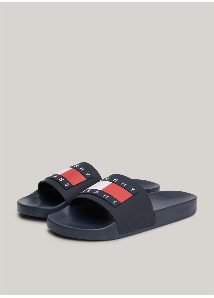 Tommy Hilfiger Lacivert Erkek Plaj Terliği POOL SLIDE ESS_2