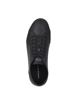 Tommy Hilfiger Siyah Erkek Sneaker CORPORATE VULC LEATHER_2