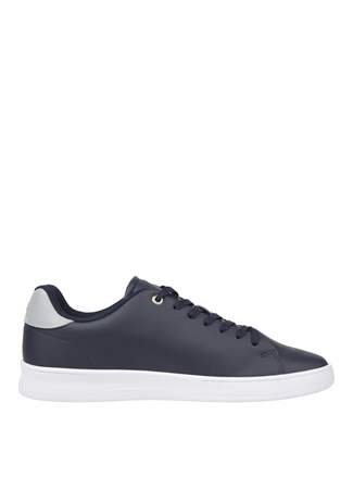 Tommy Hilfiger Lacivert Erkek Sneaker COURT CUP LTH PERF DETAIL_1