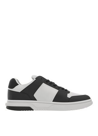 Tommy Hilfiger Siyah - Beyaz Erkek Deri Sneaker THE BROOKLYN LEATHER_1