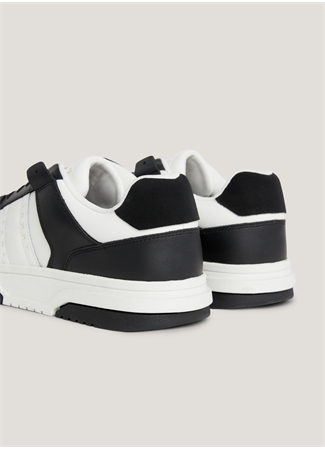 Tommy Hilfiger Siyah - Beyaz Erkek Deri Sneaker THE BROOKLYN LEATHER_3