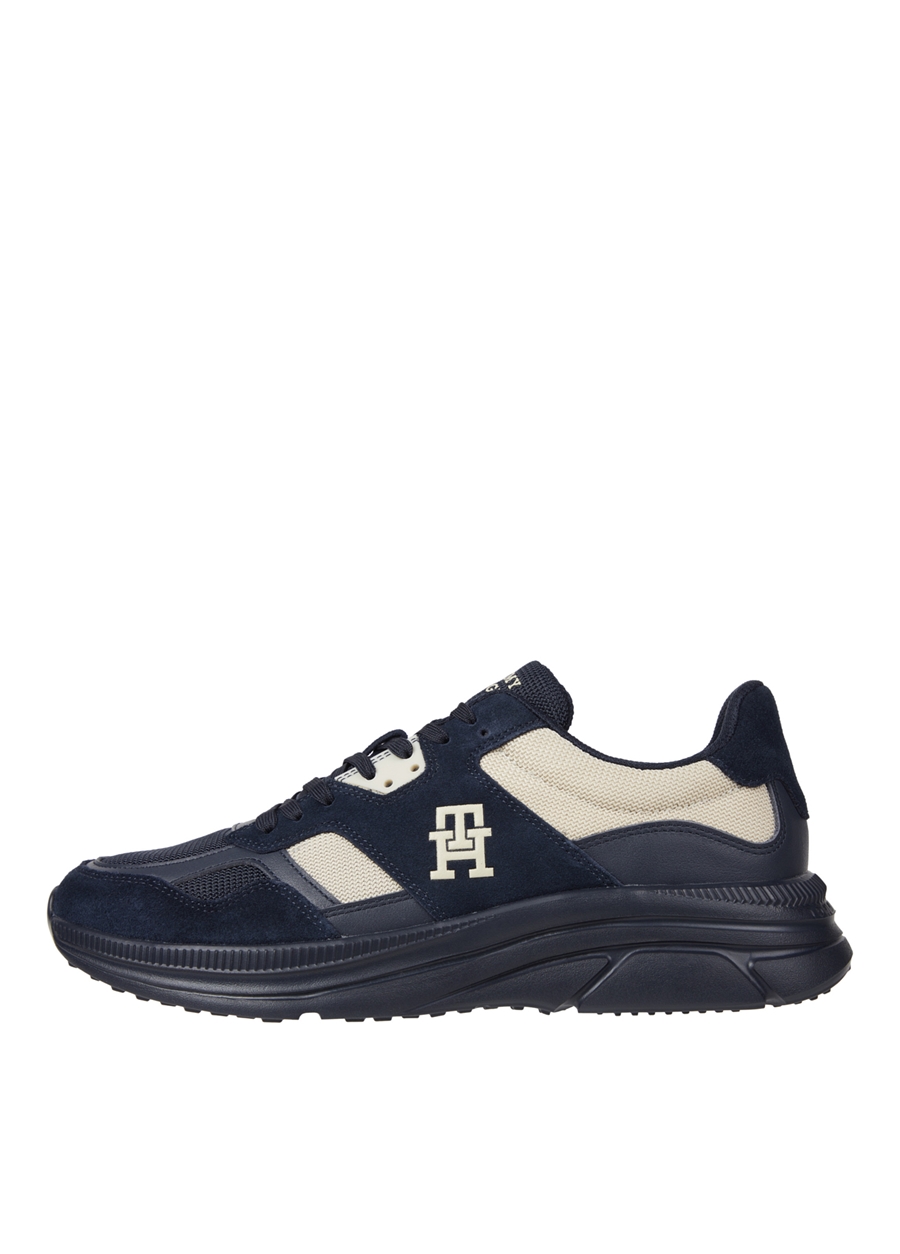 Tommy Hilfiger Lacivert Erkek Sneaker MODERN RUNNER LTH MIX