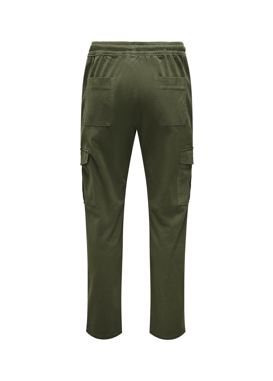 Only & Sons Dar Paça Haki Erkek Kargo Pantolon ONSLUC CARGO TAP 0121 PANT_5