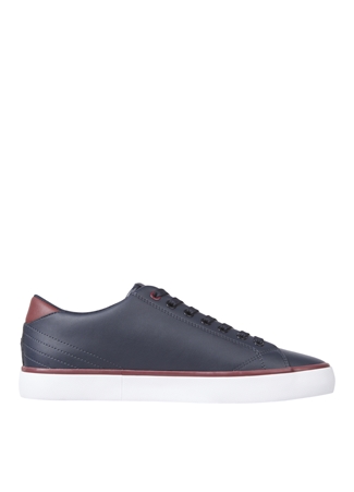 Tommy Hilfiger Lacivert Erkek Sneaker TH HI VULC CORE LOW LEATHER_1