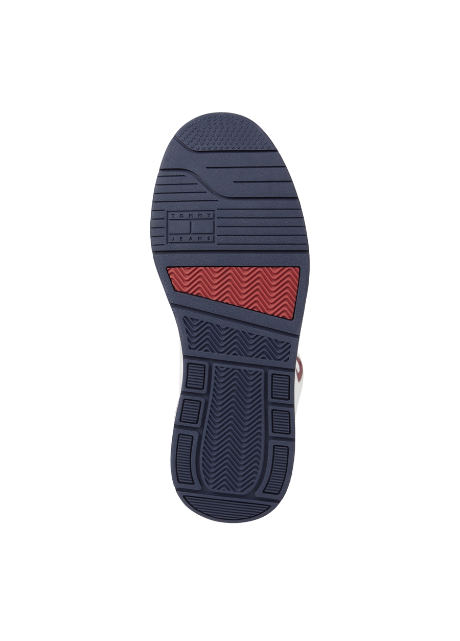 Tommy Hilfiger Beyaz Erkek Deri Sneaker TJM BASKET MID TOP_4