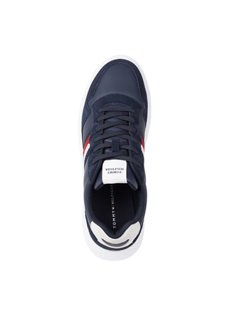 Tommy Hilfiger Lacivert Erkek Sneaker LIGHT CUPSOLE LTH MIX STRIPES_2