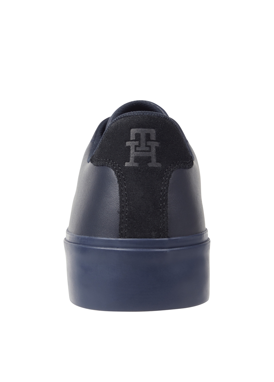 Tommy Hilfiger Lacivert Erkek Deri Sneaker THICK VULC LOW PREMIUM LTH_3