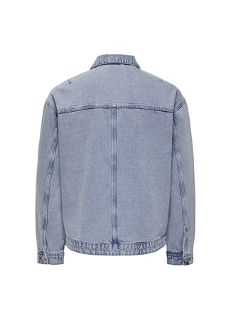 Only & Sons Mavi Erkek Denim Ceket ONSRICK LIGHT BLEACHED 6723 DENIM J_1