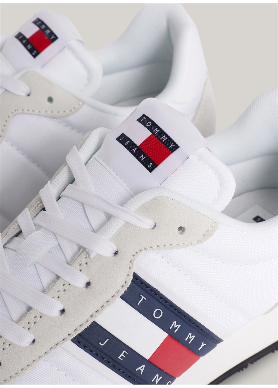 Tommy Hilfiger Beyaz Erkek Sneaker TJM RUNNER CASUAL ESS_4