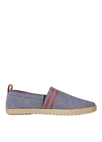 Tommy Hilfiger Mavi Erkek Keten Espadril HILFIGER ESPADRILLE C CHAMBRAY_1