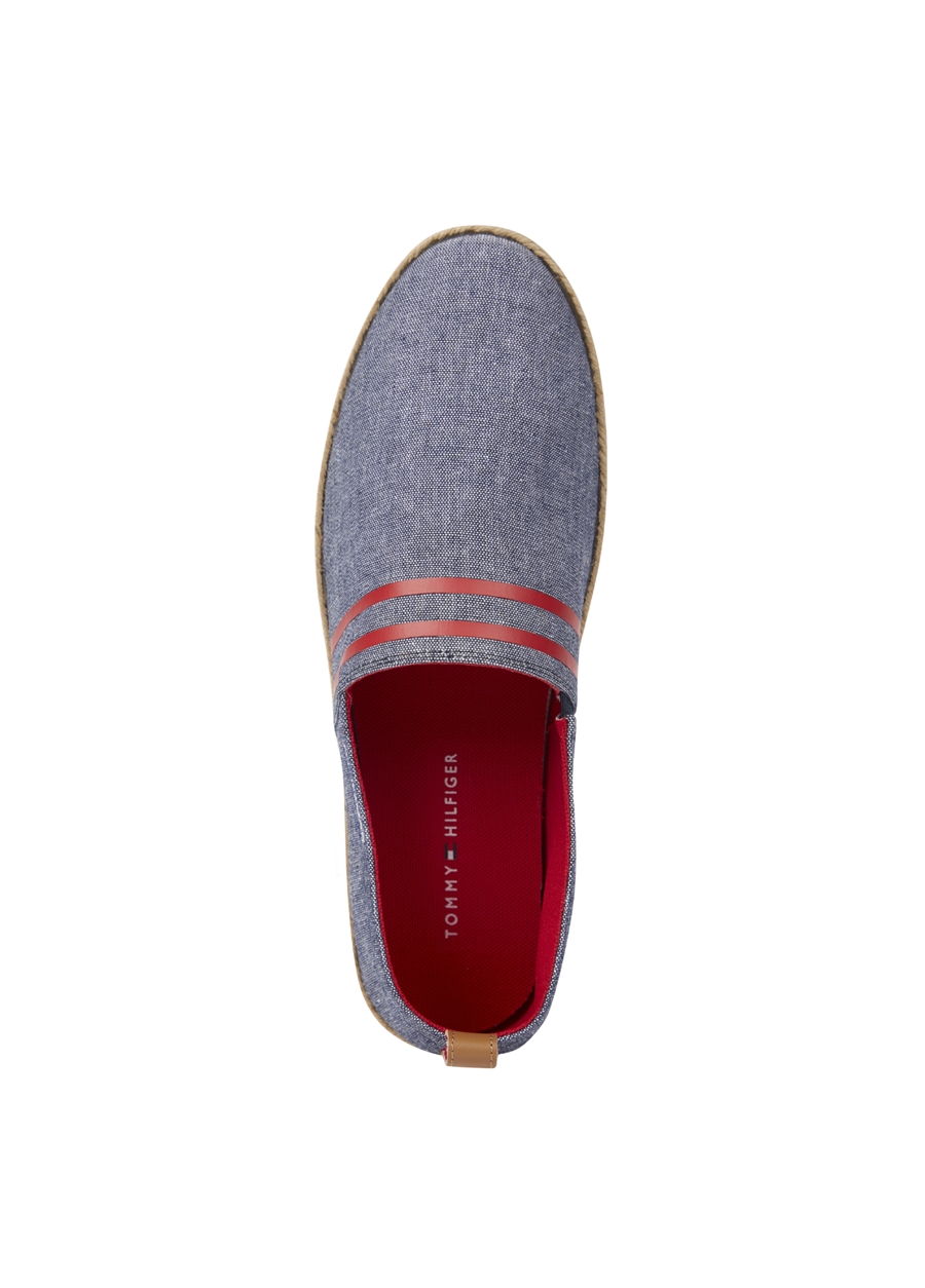 Tommy Hilfiger Mavi Erkek Keten Espadril HILFIGER ESPADRILLE C CHAMBRAY_2