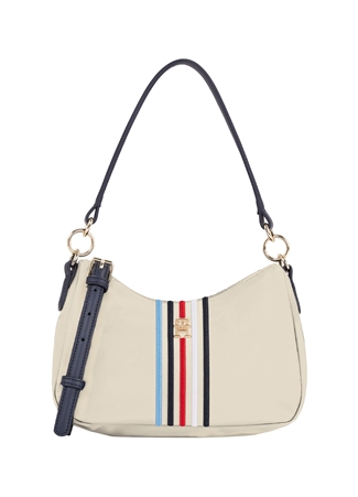 Tommy Hilfiger Bej Kadın 25X17,5X7,5 Cm Omuz Çantası AW0AW16780AEF_0