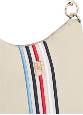 Tommy Hilfiger Bej Kadın 25X17,5X7,5 Cm Omuz Çantası AW0AW16780AEF_1