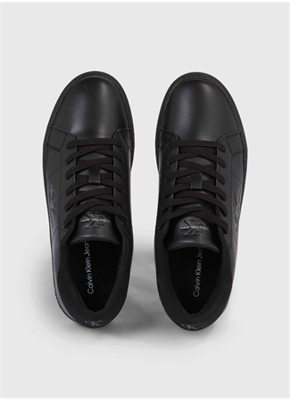 Calvin Klein Siyah Erkek Deri Sneaker CLASSIC CUPSOLE LOW ML LTH_2