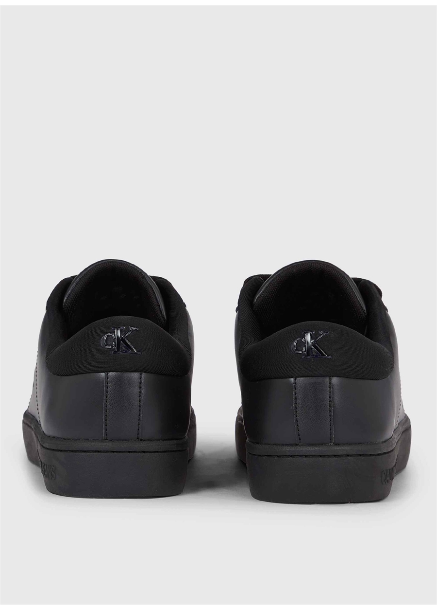 Calvin Klein Siyah Erkek Deri Sneaker CLASSIC CUPSOLE LOW ML LTH_3