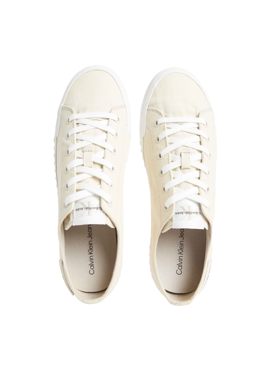 Calvin Klein Beyaz - Krem Erkek Sneaker SKATER VULC LOW LACEUP CS ML DIF_2