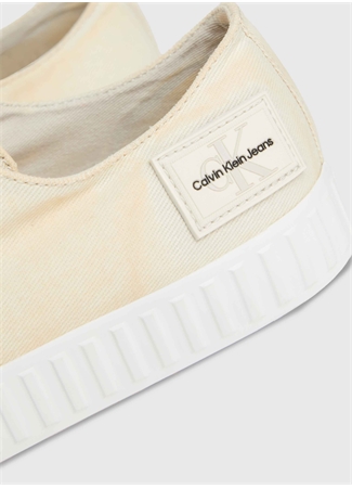 Calvin Klein Beyaz - Krem Erkek Sneaker SKATER VULC LOW LACEUP CS ML DIF_6