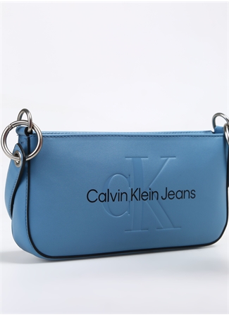 Calvin Klein Mavi Kadın 13X25x4 Cm Omuz Çantası K60K610679CEZ_4