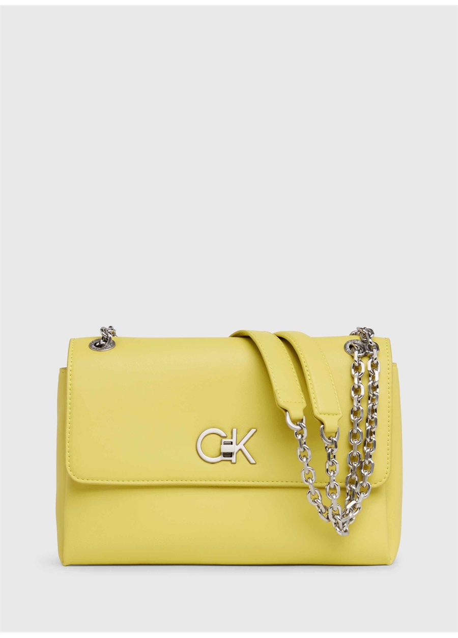 Calvin Klein Sarı Kadın 24X17x7 Cm Çapraz Çanta K60K611084ZAV