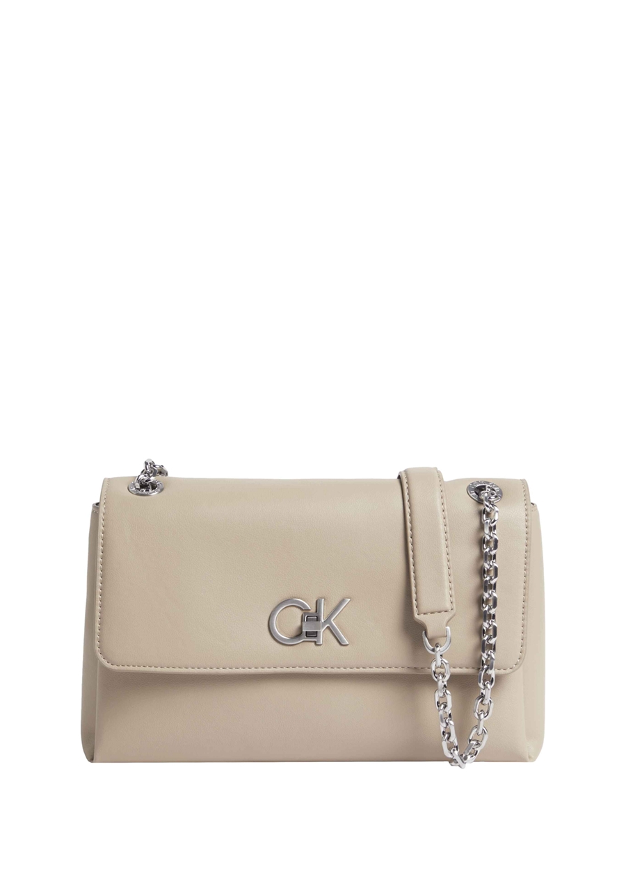 Calvin Klein Açık Gri Kadın 24X17x7 Cm Omuz Çantası K60K611084PFA_0