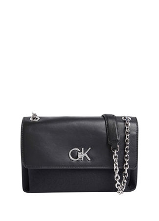 Calvin Klein Siyah Kadın 17X24x7 Cm Omuz Çantası K60K6117550GK