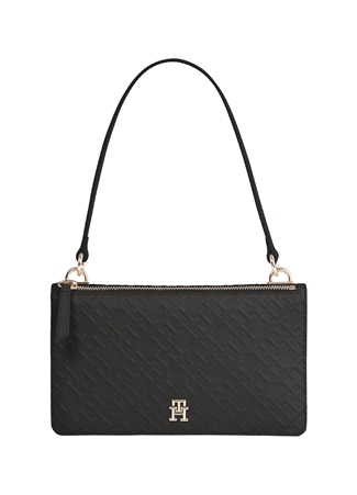 Tommy Hilfiger Siyah Kadın 23X15x5,5 Cm Omuz Çantası AW0AW15975BDS_0