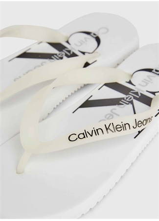 Calvin Klein Beyaz Kadın Plaj Terliği YW0YW01246YBR_6