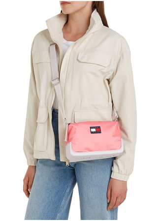 Tommy Hilfiger Pembe Kadın 23X13x8 Cm Çapraz Çanta AW0AW15950TIC_4