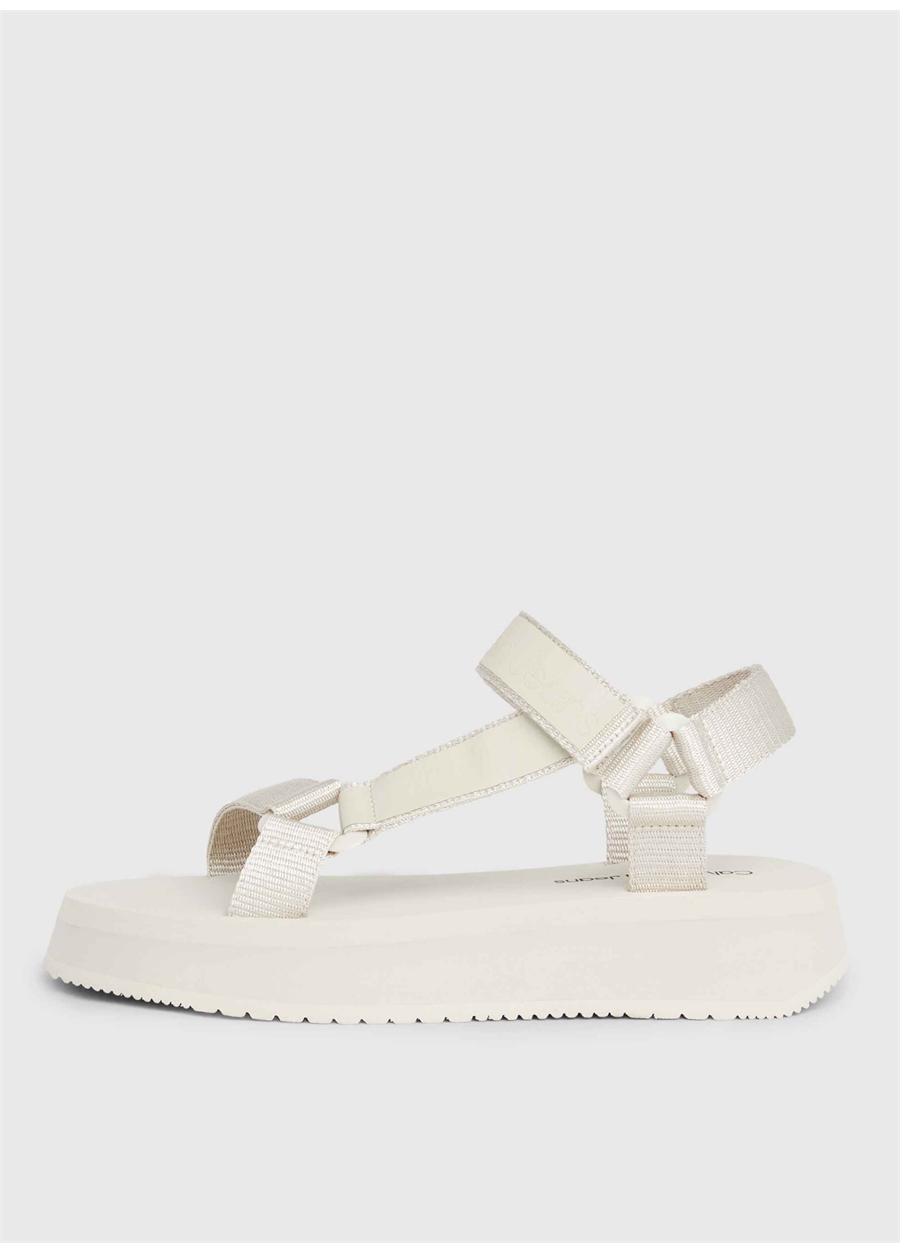 Calvin Klein Bej Kadın Sandalet YW0YW01353ACF_1