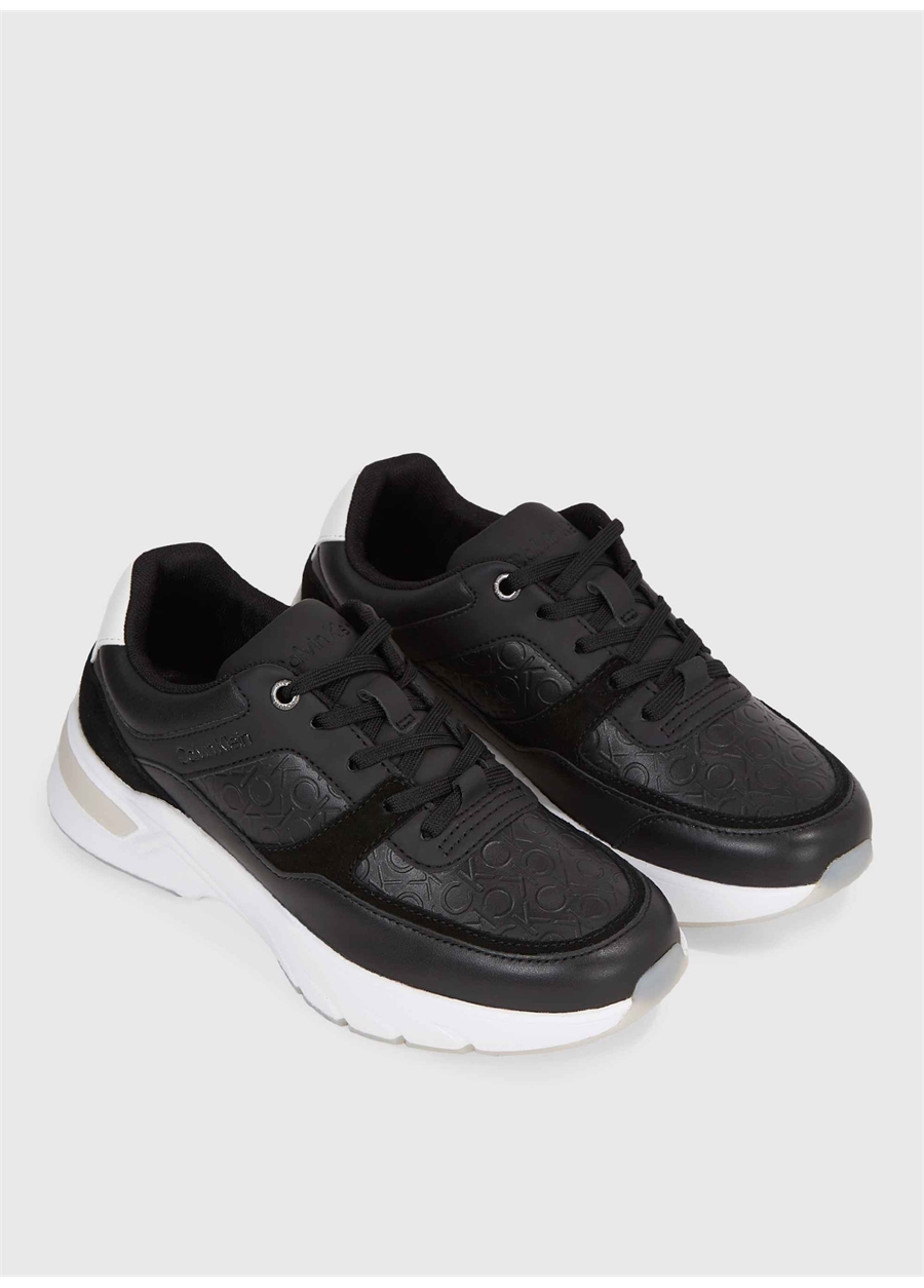 Calvin Klein Siyah Kadın Deri Sneaker HW0HW018690GQ_2