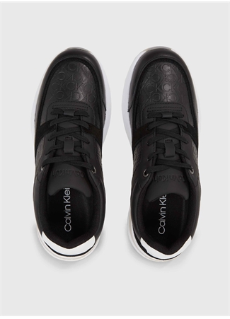 Calvin Klein Siyah Kadın Deri Sneaker HW0HW018690GQ_3