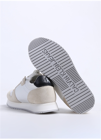 Calvin Klein Krem Kadın Süet Sneaker YW0YW0084003A_3