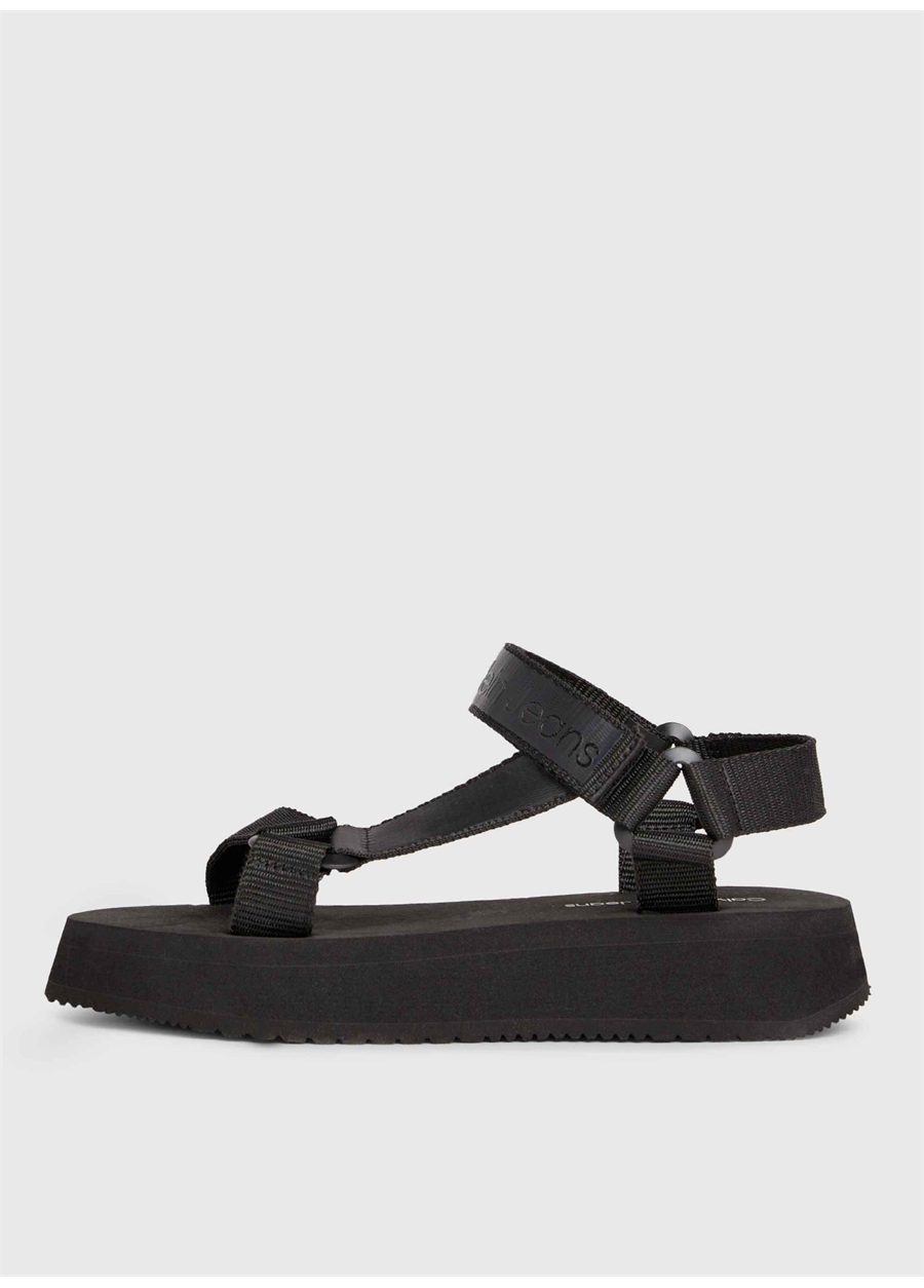 Calvin Klein Siyah Kadın Sandalet YW0YW01353BEH_1