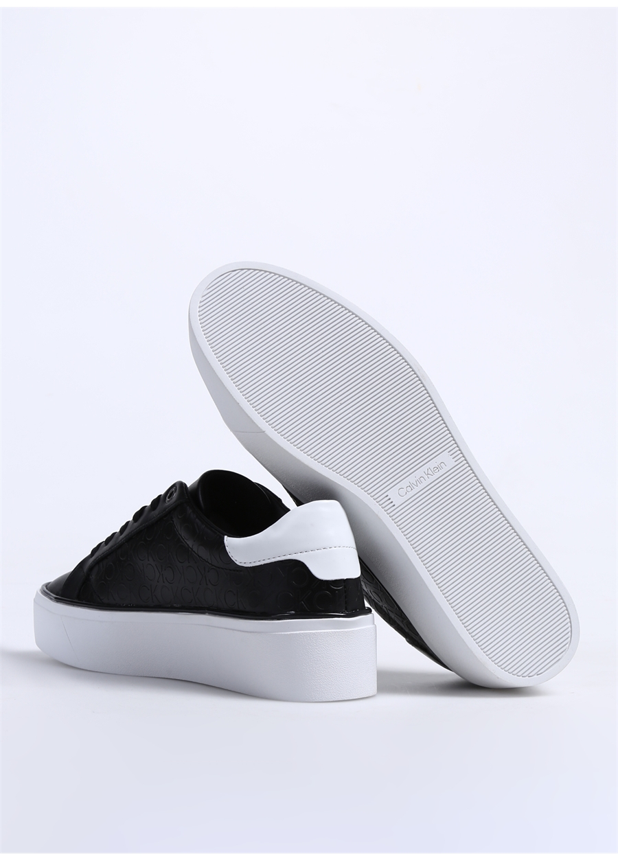 Calvin Klein Siyah Kadın Deri Sneaker HW0HW018700GQ_3