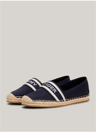 Tommy Hilfiger Lacivert Kadın Pamuk Espadril FW0FW07917DW6_2