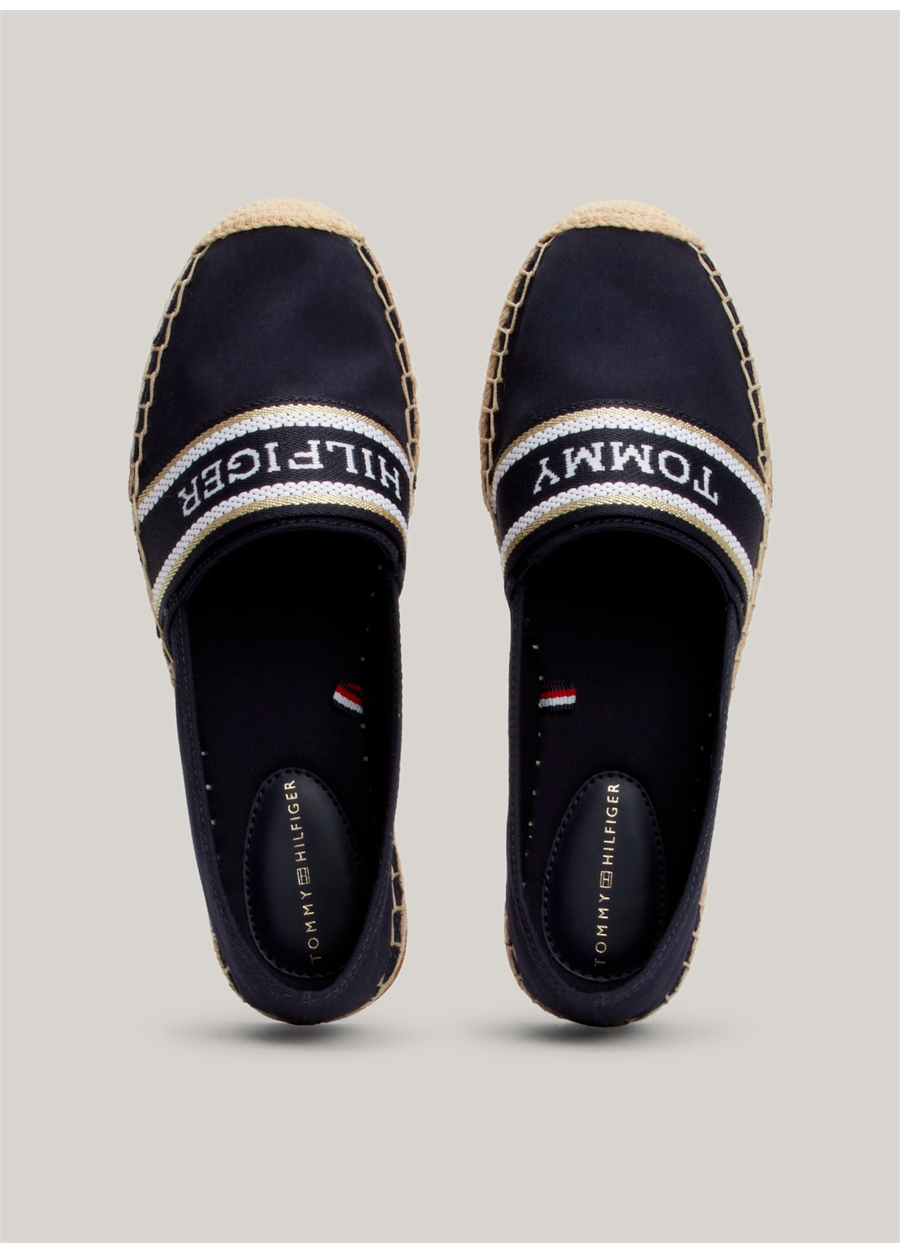 Tommy Hilfiger Lacivert Kadın Pamuk Espadril FW0FW07917DW6_3