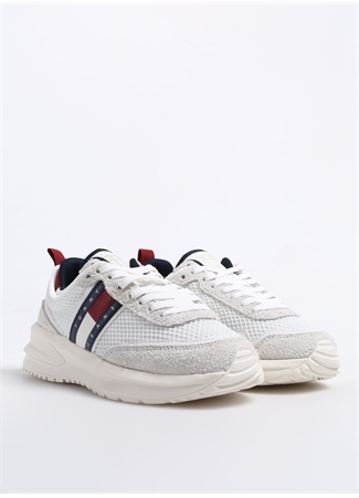 Tommy Hilfiger Beyaz Kadın Deri Sneaker EN0EN025020K4_1