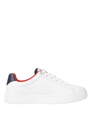 Tommy Hilfiger Beyaz Kadın Deri Sneaker FW0FW07685YBL_1