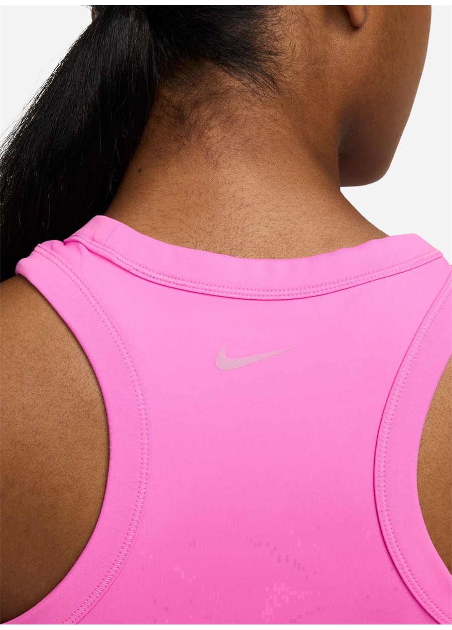 Nike Mor Bisiklet Yaka Kadın Atlet FN2806-675-W NK ONE FITTED DF CROP_4