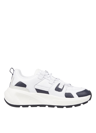 Tommy Hilfiger Lacivert - Beyaz Kadın Deri Sneaker FW0FW076510K4_1