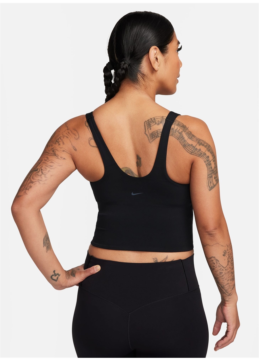 Nike Siyah Kadın Sporcu Sütyeni FN0543-010-W NK DF ALATE BRA TANK_4