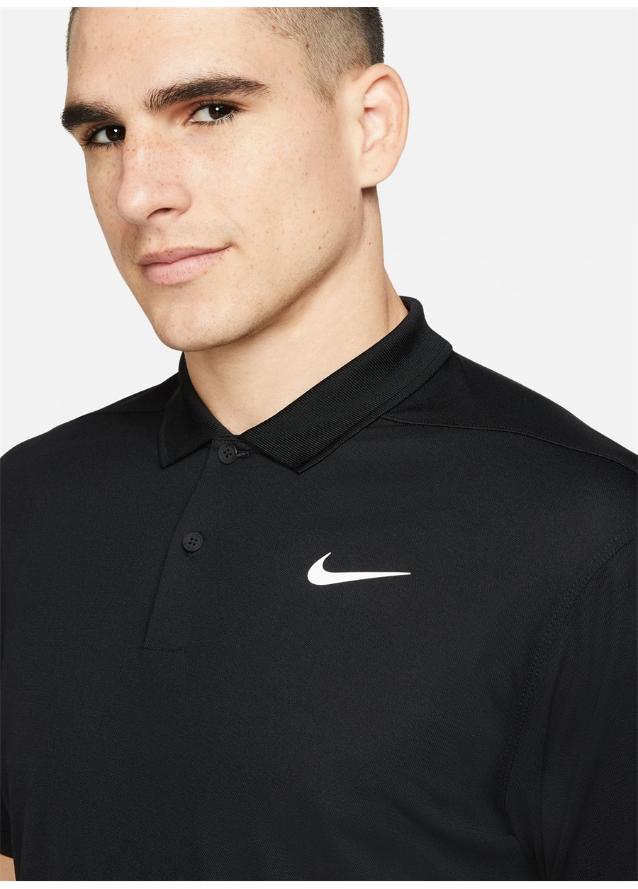 Nike DD8372-010-M NKCT DF POLO PQ Siyah Erkek Polo T-Shirt_2