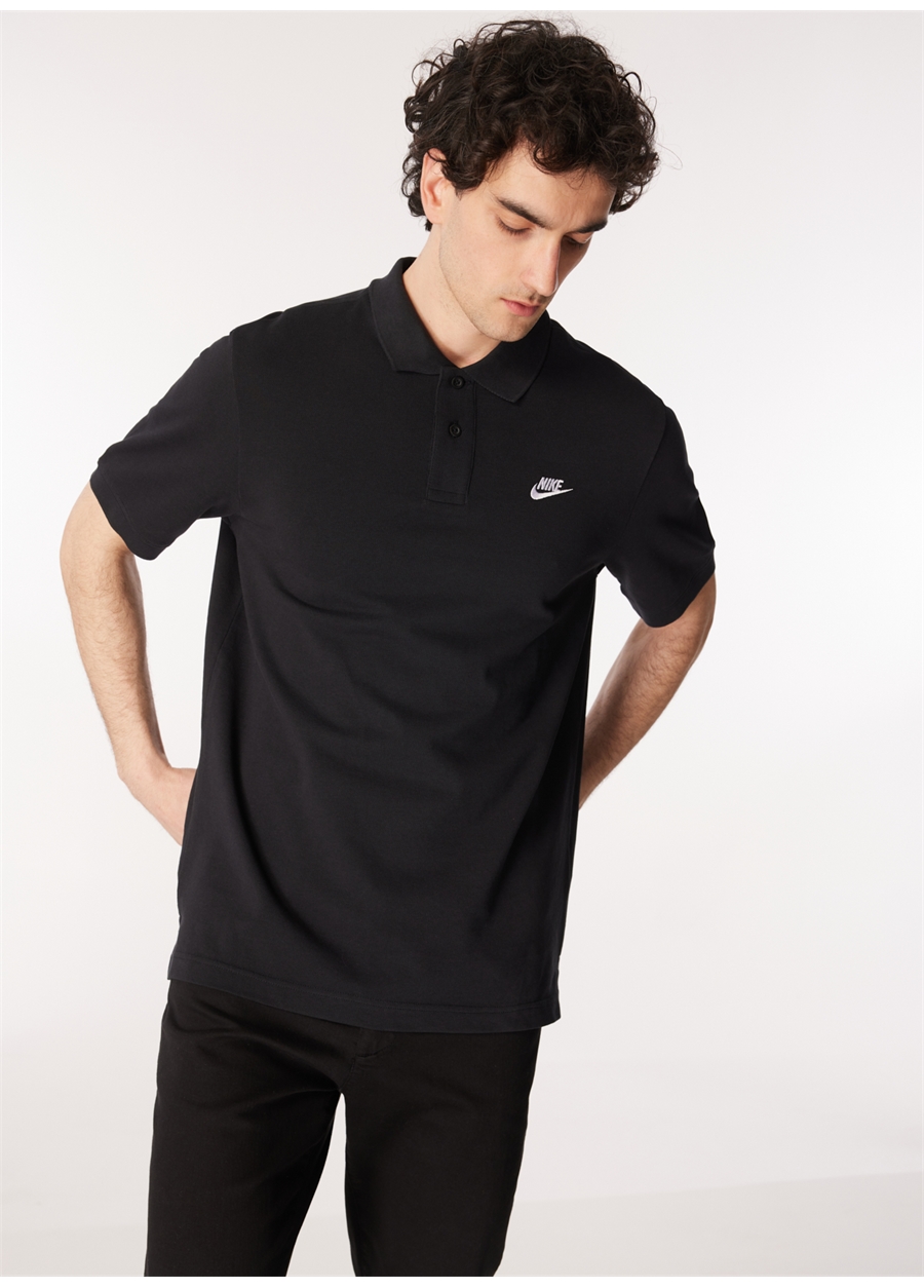 Nike Siyah Erkek FN3894-010-M NK CLUB SS POLO PIQUE_2