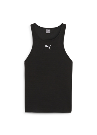 Puma 67870001 HER Tank Top Siyah Kadın Bisiklet Yaka Regular Fit Atlet_3