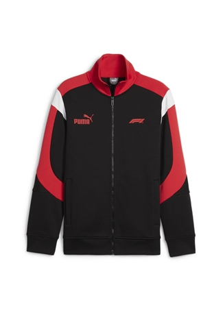 Puma 62566201 F1 MT7+ Track Jacket Siyah Erkek Dik Yaka Regular Fit Düz Zip Ceket_5