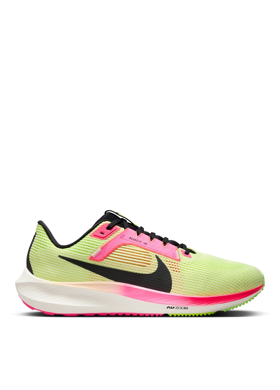 Nike Yeşil - Pembe Erkek Koşu Ayakkabısı FQ8111-331-AIR ZOOM PEGASUS 40 PRM